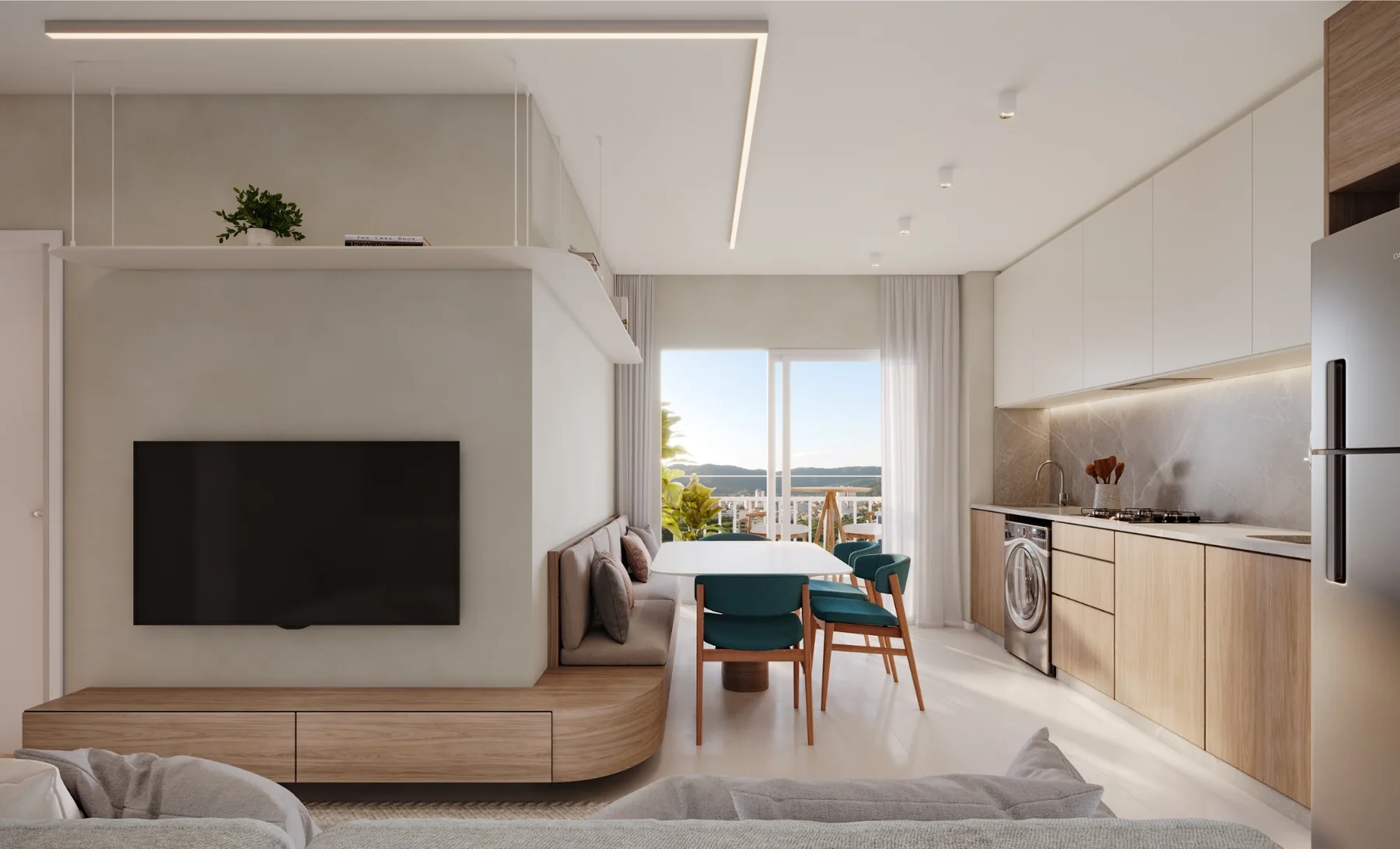 Living Do Apartamento do AYRA