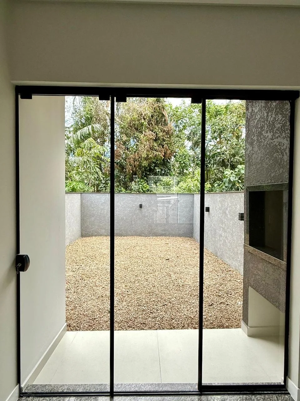 Acesso ao jardim privativo