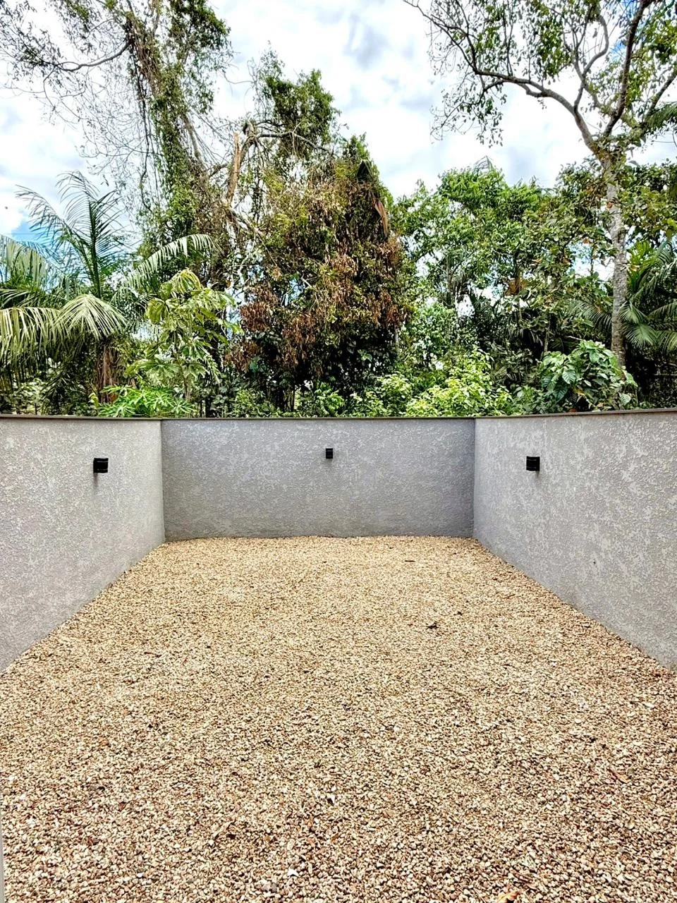Jardim externo privativo